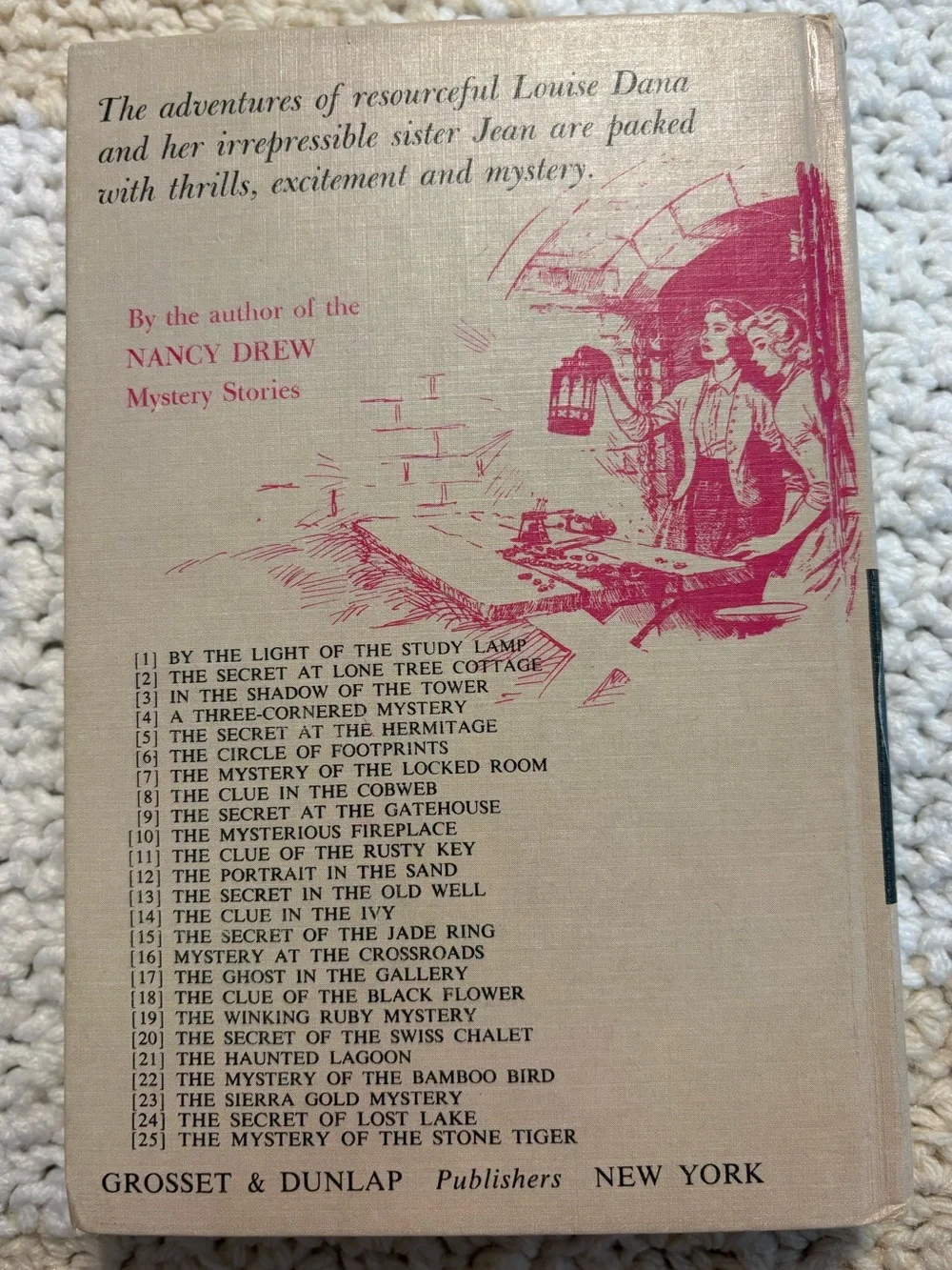 *Vintage* 1st Book The Dana Girls Mystery Stories By the Light of the Study Lamp